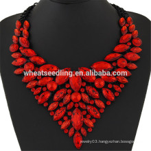 magnificent ruby beads design diamond necklace pendant